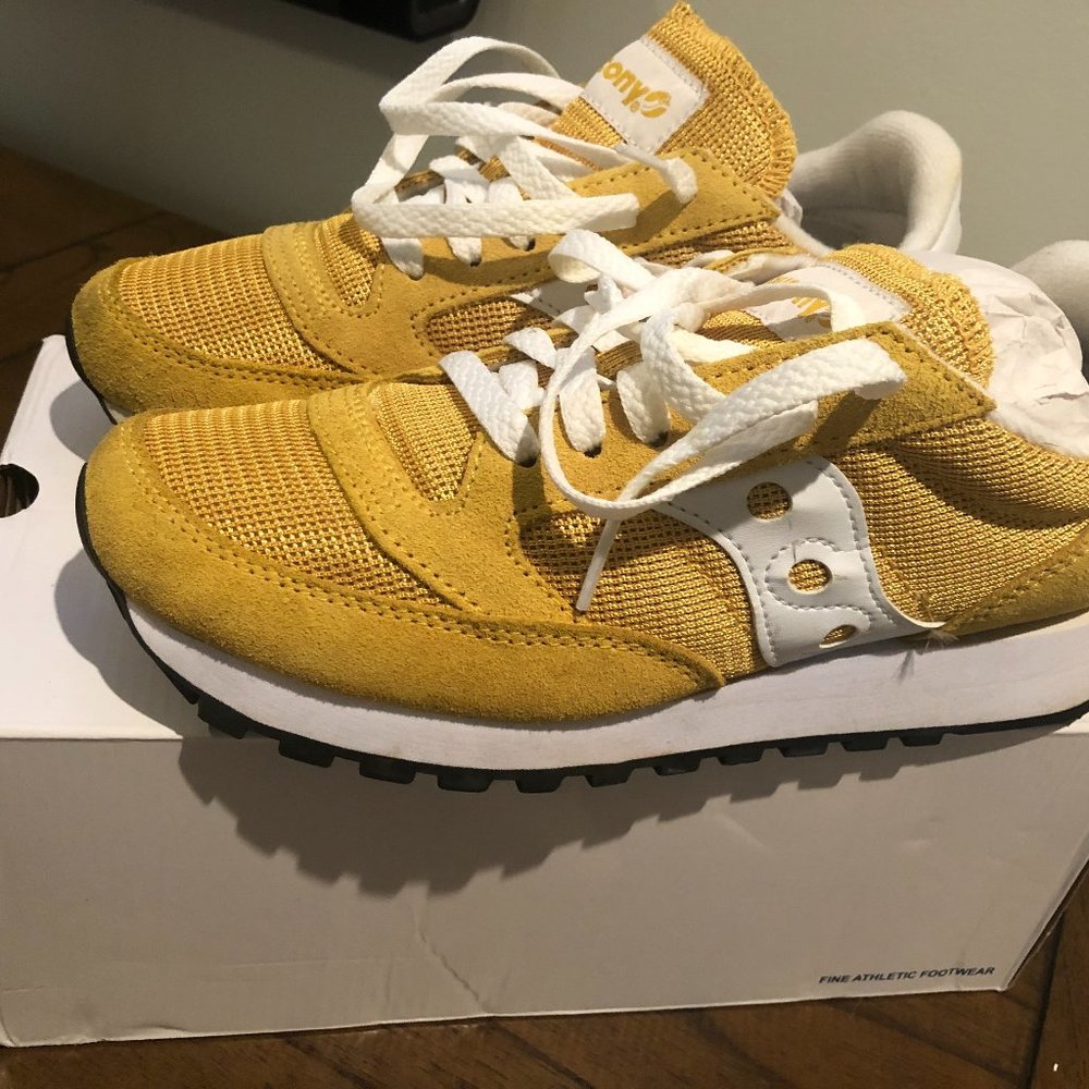 Yellow Saucony Jazz Original Vintage Size 7 M